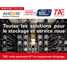 Service et stockage roue avec AHCON