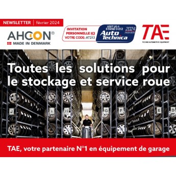 Service et stockage roue avec AHCON