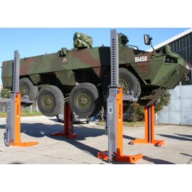 EHB® Mobiele hefkolommen voor militaire voertuigen