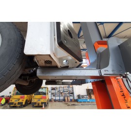 Levage pour véhicules d'aéroport avec colonnes mobile Finkbeiner