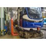 Levage des engins ferroviaires avec colonnes de levage FINKBEINER EHB