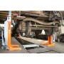 Levage des engins ferroviaires avec colonnes de levage FINKBEINER EHB