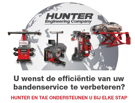Hunter equipment to boost your tire business